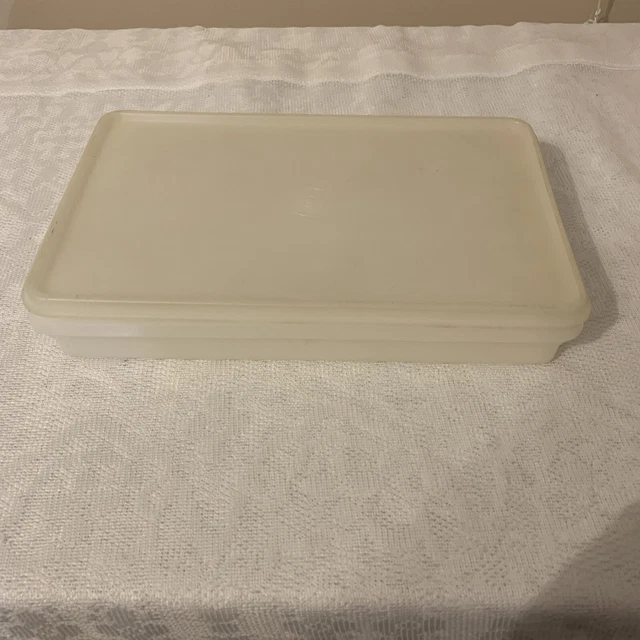 VINTAGE TUPPERWARE RECTANGULAR Deli Meat/Bacon Storage $8.99 - PicClick
