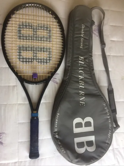 Blackburne doppelsaitiger Tennisschläger DS107 Größe 4 1/2 mit Etui