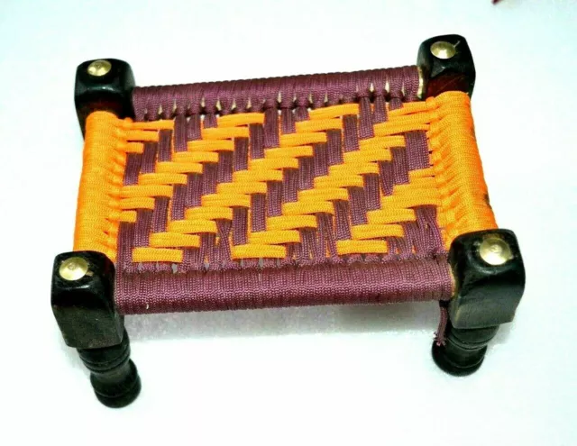 Decorativo Madera Charpai Yute Khat Decoración Hogar (Color - Surtido) Mejor De