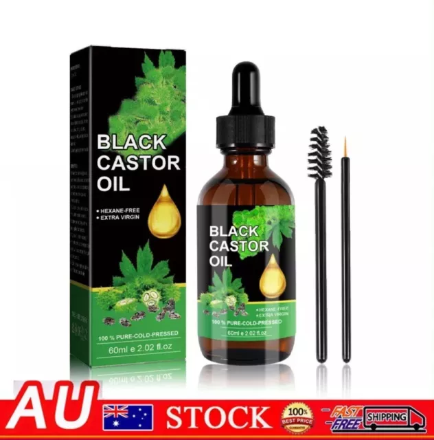 Jamaican Black Castor Oil  Organic Cold Pressed Hair Growth Pure Natural Castor