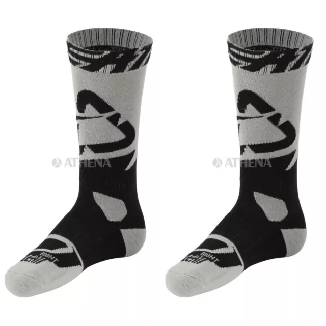 Calze Moto OffRoad al Ginocchio Lavorate 3D Rinforzate con Protezioni Taglia S-L