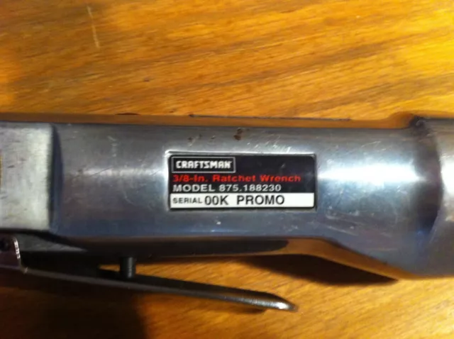 Craftsman 3/8" Drive Air Ratchet 875.188230  Used