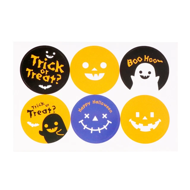 180PCS Halloween Kürbis Elf Aufkleber dekorative Aufkleber Versiegelung Aufklebe