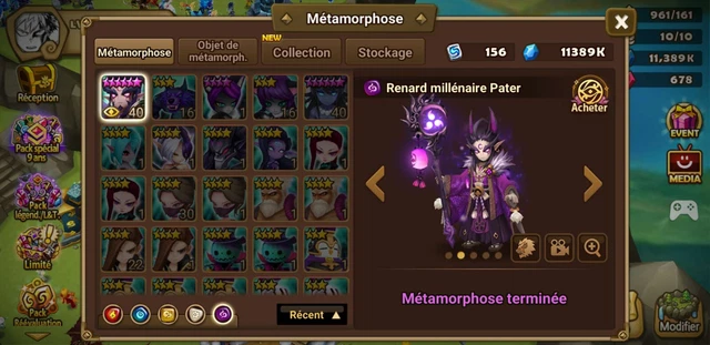 Compte summoners war EU - (34* nat5) - (97 6*) - (1LD