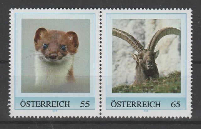 2x PM - Personalisierte Marke - Österreich - gültige Frankatur ** (1170)
