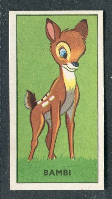 Barratt 1957 "Walt Disney Characters - #10 Bambi" Trade Card