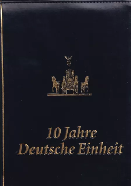 Sammlung - 10 Jahre Deutsche Einheit im 4-Ringbinder der Deutschen Post