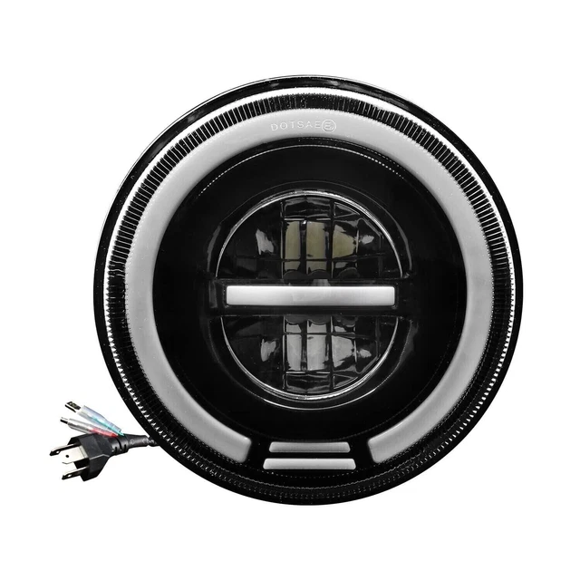 Phare Avant LED 7 Pouces Pour Royal Enfield 650 Et 350 - Interceptor, GT650, Meteor, Himalayen
