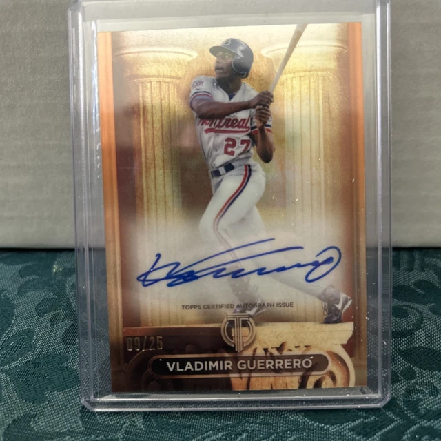 2024 TOPPS TRIBUTE Vladimir Guerrero Pillars Of The Game Auto Montreal