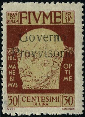 Italy 1921 stamps Fiume MH Sas 154 CV $5.50 181110174
