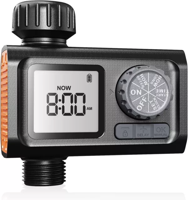 Kazeila Timer Irrigazione Giardino Temporizzatore Irrigazione Automatico