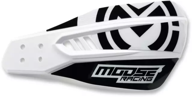 Moose Racing [0635-1460] Qualifier Handguard White Aluminum Mount