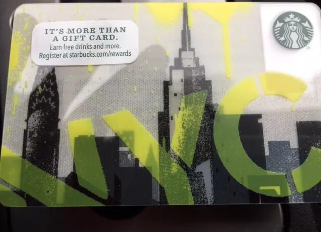 Lot Of  100 - 2016 NYC Starbucks Gift Cards. No Value Brand New Ready To Ship.