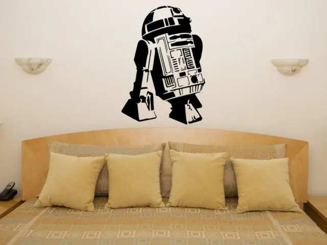 R2D2 Star Wars Robot Droide Adesivo Parete Decalcomania Arte Foto Poster Decora