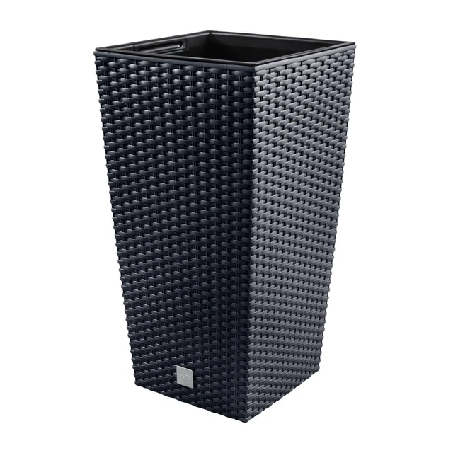 Vaso Similcotto Effetto Spazzolato Diametro 25 Cm Antracite Set 5 Pezzi Arca Arca