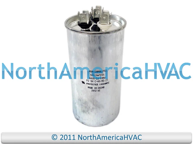 Condensateur Double CBB65 50+5µF (MFD) - Tolérance ±6% - Pour Moteurs De Climatisation, Pompes - ACHOICE