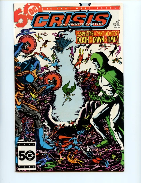 Crisis on Infinite Earths #10 Comic Book 1986 NM- Marv Wolfman George Perez DC