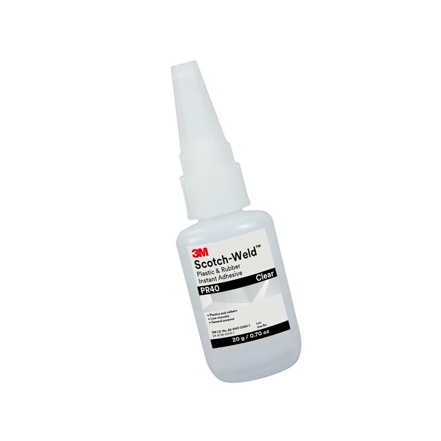 3M SCOTCHWELD PLASTIC & Rubber Instant Adhesive PR40, Clear £23.40