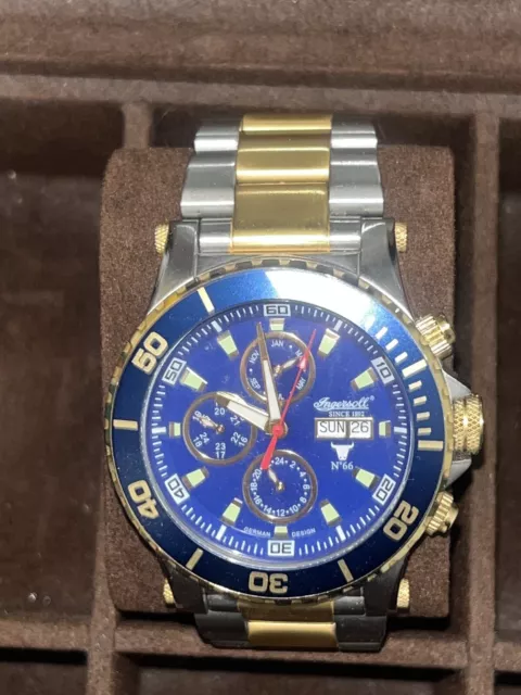 INGERSOLL BISON NO. 69 Automatic IN3224 QA Limited Edition Uhr NP 379 getragen EUR 126 00 PicClick DE