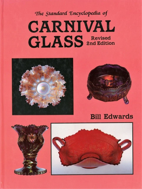 Antique Vintage Carnival Glass - Makers Types Colors / Illustrated Book