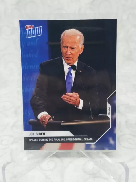 Joe Biden - 2020 USA Election Topps NOW Card 8 FINAL US PRESIDENTAL DEBATE