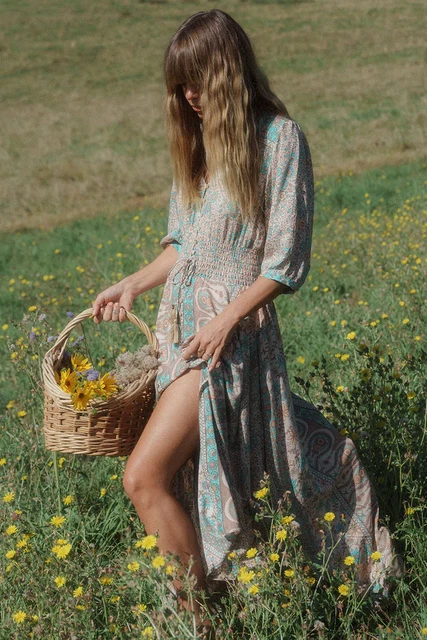 SPELL AND THE Gypsy Collective Design Boho Blossom Gown Sage Sz-Xl Nwt  $499.99 - PicClick AU