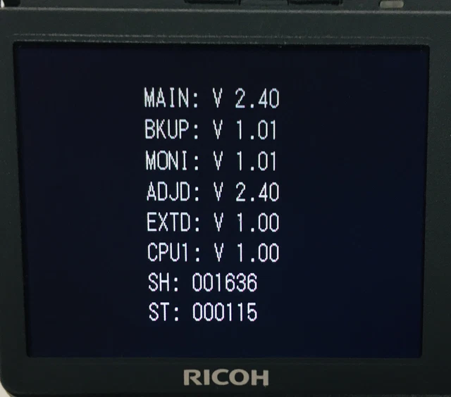 [Near MINT] 1636 shot RICOH GR DIGITAL II 10.1MP Black From JAPAN 10