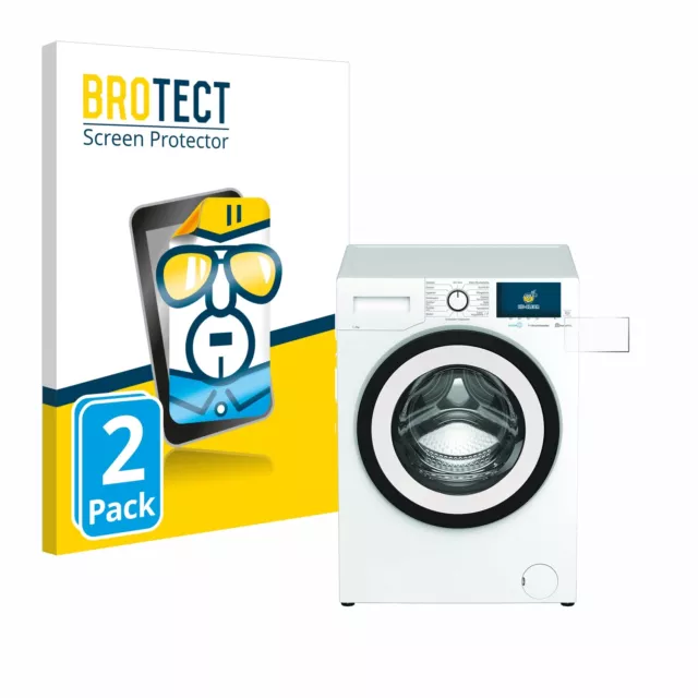 2x Film Protection Ecran pour Beko WMY81466ST1 Clair Protecteur