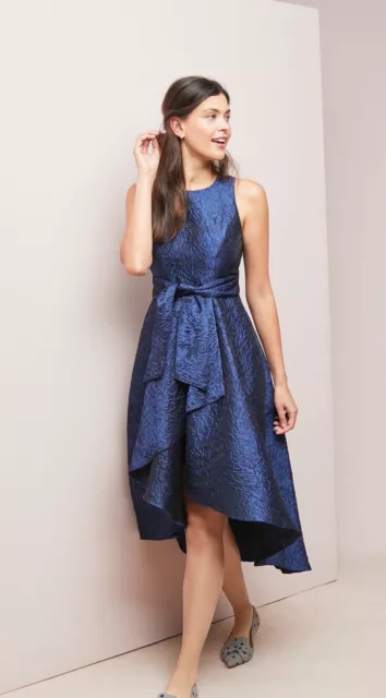 NWT $660 Womens Anthropologie, Shoshanna Midnight Navy Evening Dress, 10