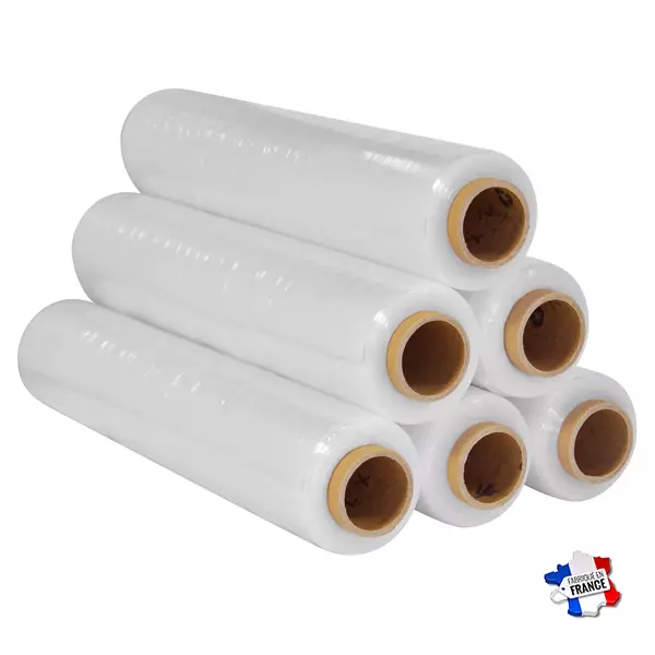 STRONG CLEAR PALLET STRETCH-SHRINK WRAP CAST PARCEL PACKING CLING FILM 400mm 2