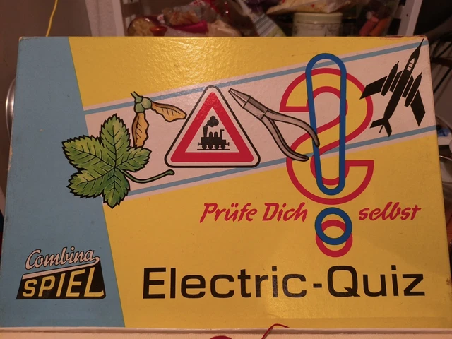VINTAGE ELECTRIC QUIZ Gordon Spiele Schmalkalden/ Thüringen DDR GDR EUR ...