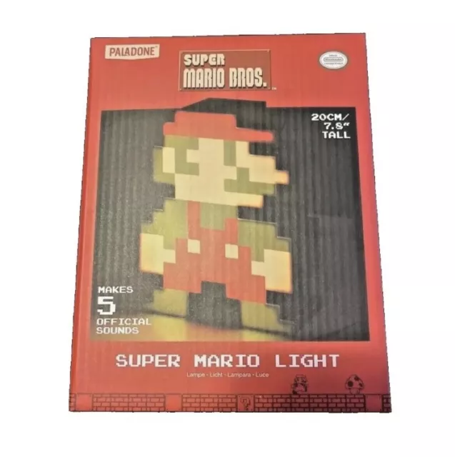 OFFICIAL PALADONE SUPER Mario Bros Red Shell Light with Sound UK