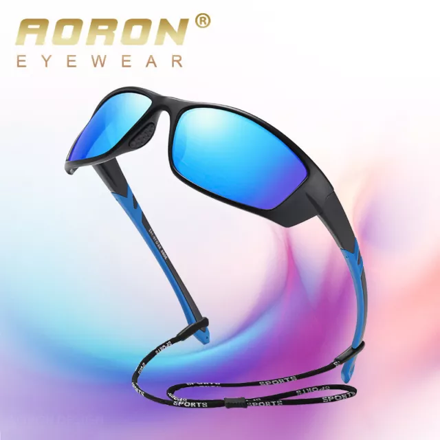 AORON Sports Polarized Sunglasses Mens Women Lightweight Driving Glasses UV400