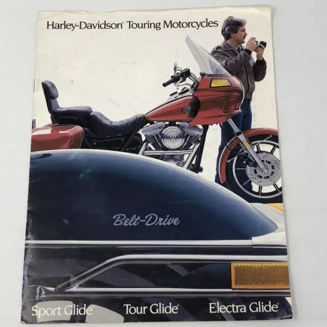 Vtg 1984 HARLEY DAVIDSON TOURING MOTORCYCLES Showroom Brochure
