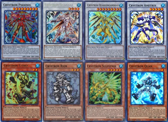YUGIOH CRYSTRON 2024 Deck - Quandax Phoenix Citree Quariongandrax - 55 Cards  $200.00 - PicClick