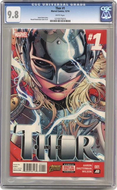Thor 1A Dauterman CGC 9.8 2014 1210575015 Jane Foster as Thor