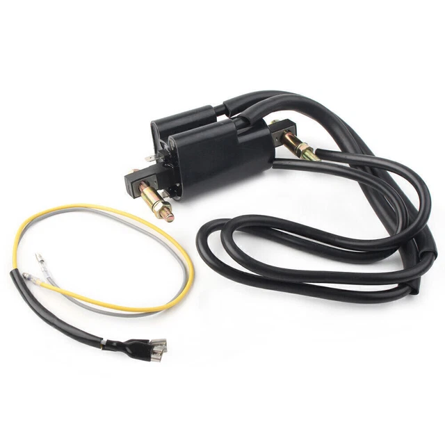 12 Volts Ignition Coil Dual Plug Wires Fit Honda CB160 CL160 CB175 CL175 CL200