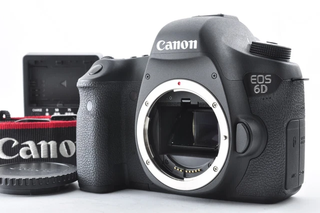 Canon EOS 6D Near Mint 20.2MP Digital SLR Camera Black From JAPAN #231897
