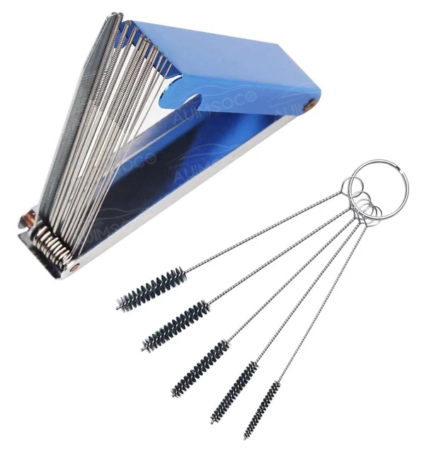 Parts Carburetor Cleaning Kit Needle Wires Brush Carb Dirt Jet Cleaner Tool Set