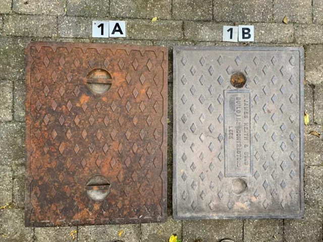 CAST IRON MANHOLE Inspection Drain Covers Grids Chamber All Sizes ...