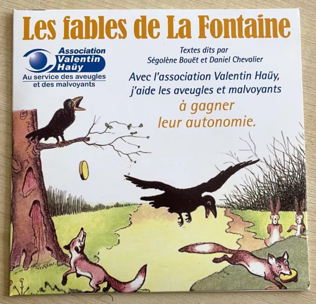 CD les fables de la fontaines   racontées pour les enfants educatif et receatif