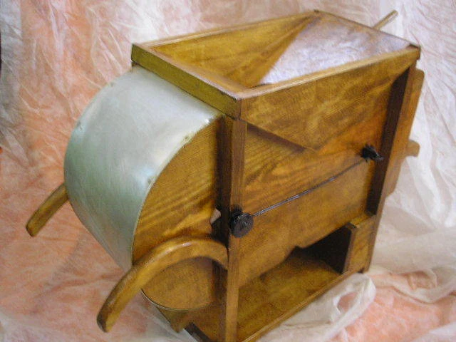 LIMPIADOR de cereales de madera, nuevo, artesanal 2