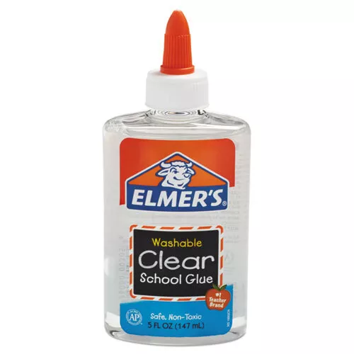 Elmer'S E305 Escuela Pegamento Washble Transparente, 148ml, Transparente