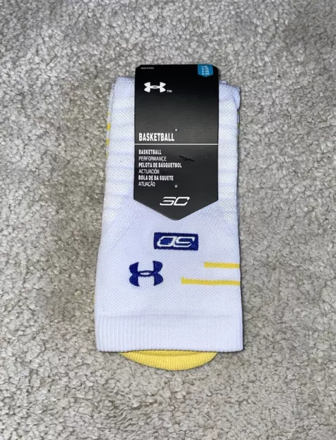 Stance X Under Armour X Steph Curry Crew Socks Golden State Warriors UK8.5-11.5