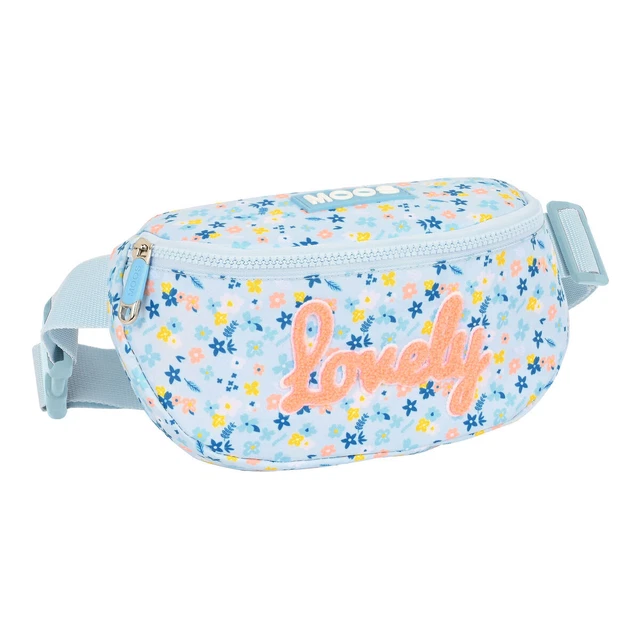 Sac banane Moos Lovely Bleu clair [23 x 14 x 9 cm]