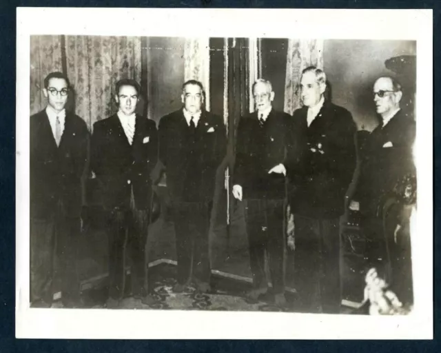 PORTUGAL PRESIDENT OSCAR CARMONA + PREMIER SALAZAR & OTHERS 1948 Photo Y 190