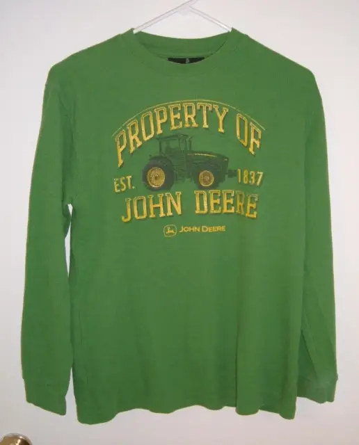 Property of John Deere Youth Large (14-16) Long Sleeve Shirt