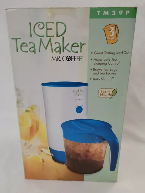 Mr. Coffee 3-Quart Iced Tea Maker with Pitcher TM70 Green TESTED WORKING