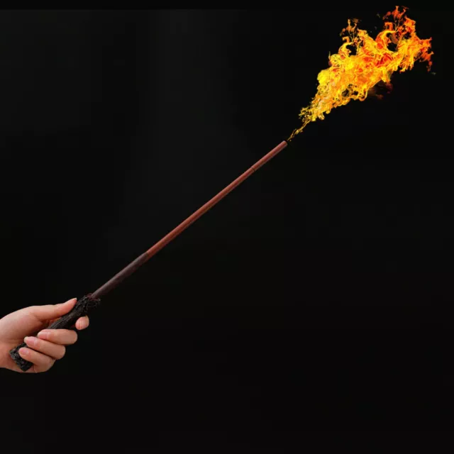 Harry Potter Fireball Wand Wizard Magic Wand Fireballs Shooting Wand Flamethrow