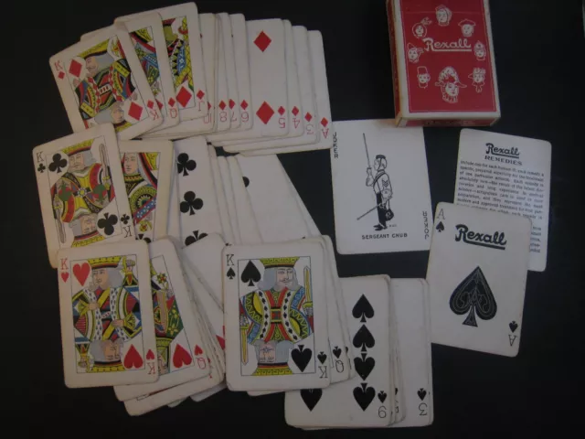 Antique  Playing Cards   1900-1910s...  52 + Joker, Box... very good